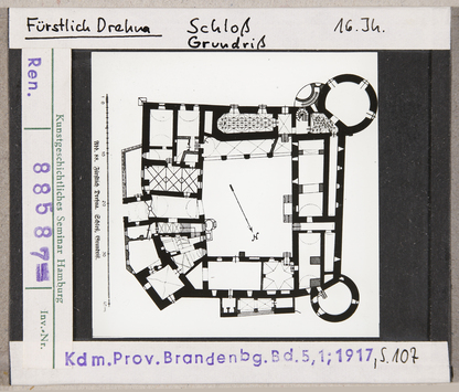 Vorschaubild Fürstlich Drehna: Schloss, Grundriss 